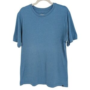 TravisMathew T-Shirt Mens M Blue Pima Cotton Blend Short Sleeve Crew Neck Golf